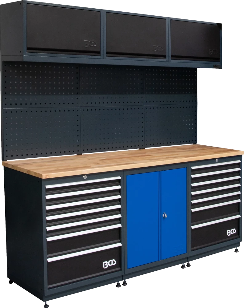 Schrankwand-System, Starter-Paket, Holz, 3 Module