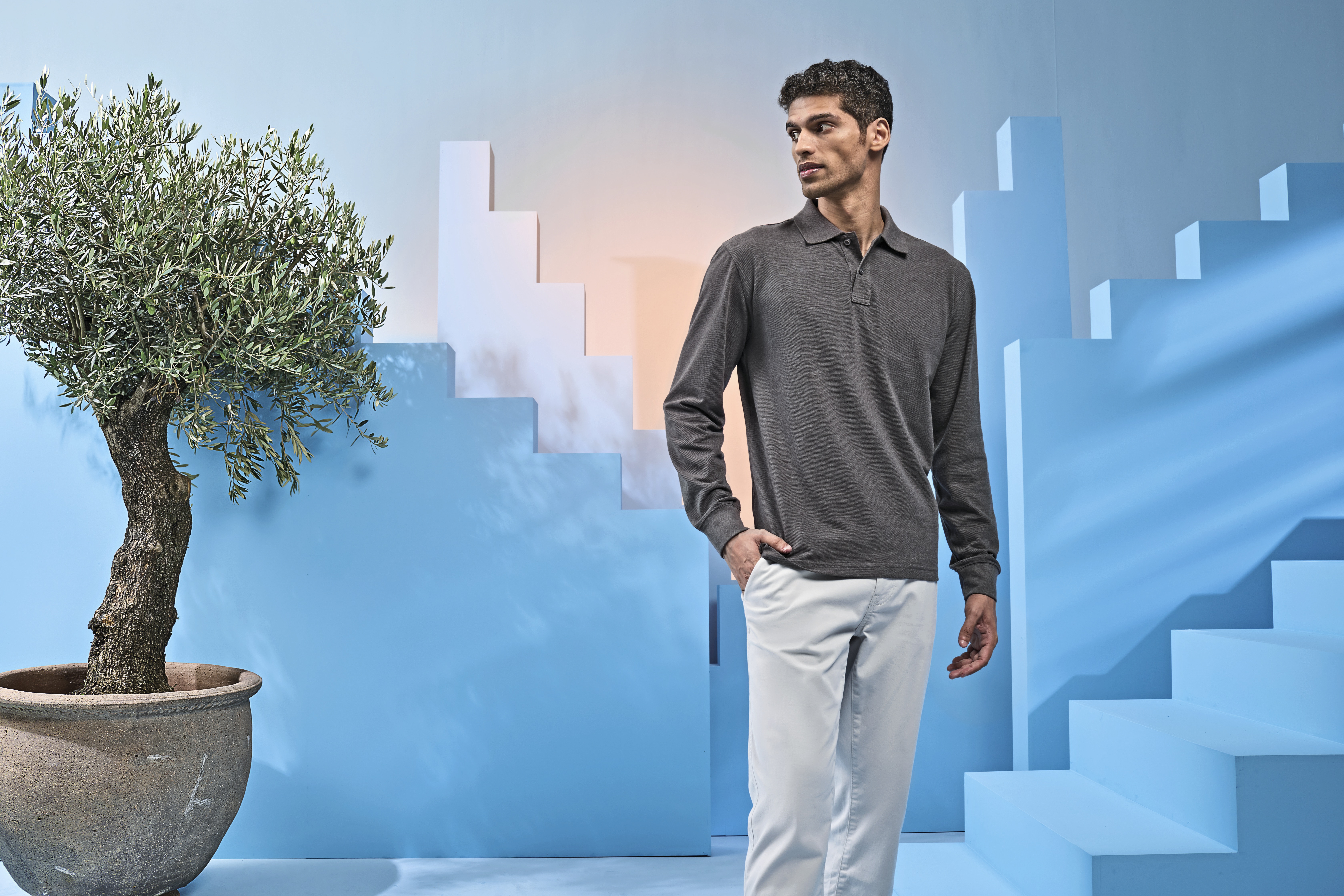 Men´s Classic Fit Long Sleeved Polo