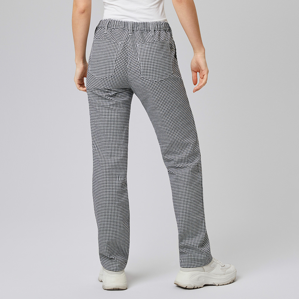 Damen 5-Pocket Hose, pepita