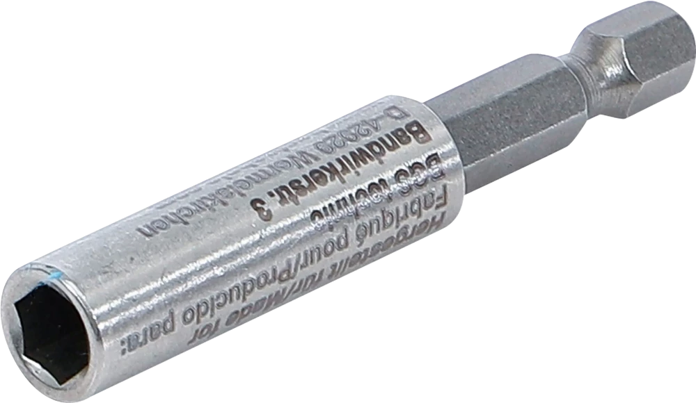 Magnetischer Bithalter, extra stark, Abtrieb Außensechskant 6,3 mm (1/4"), 60 mm