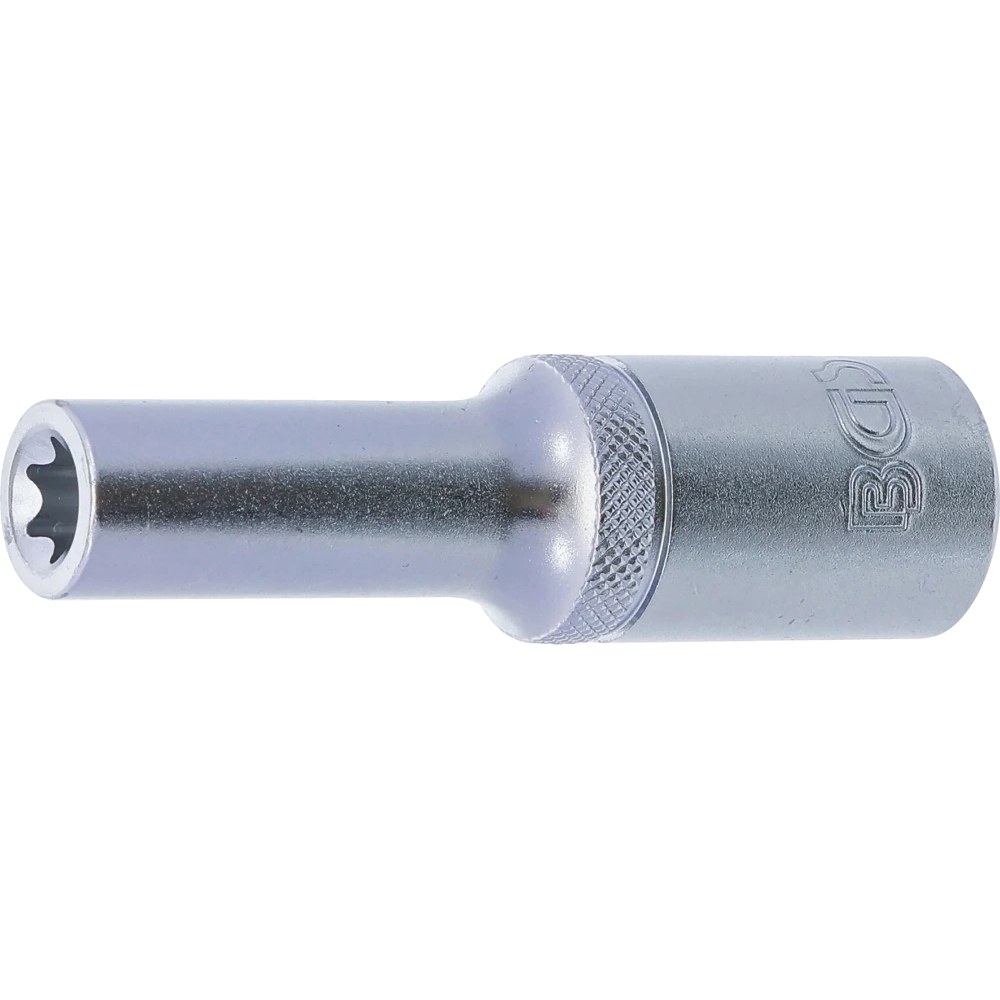 Steckschlüssel-Einsatz E-Profil, tief, Antrieb Innenvierkant 12,5 mm (1/2"), SW E10