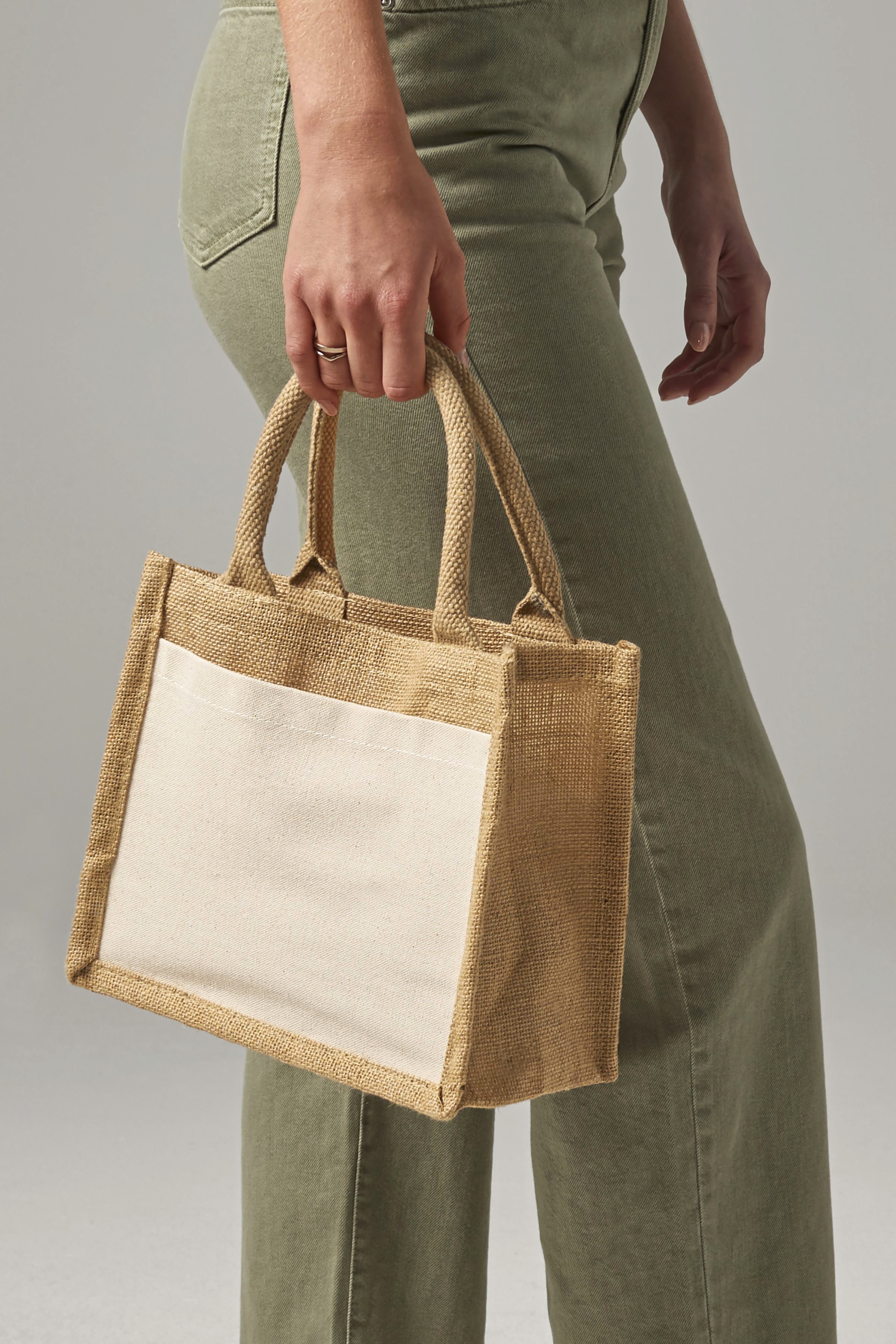 Tasche – Cotton Pocket Jute Gift Bag