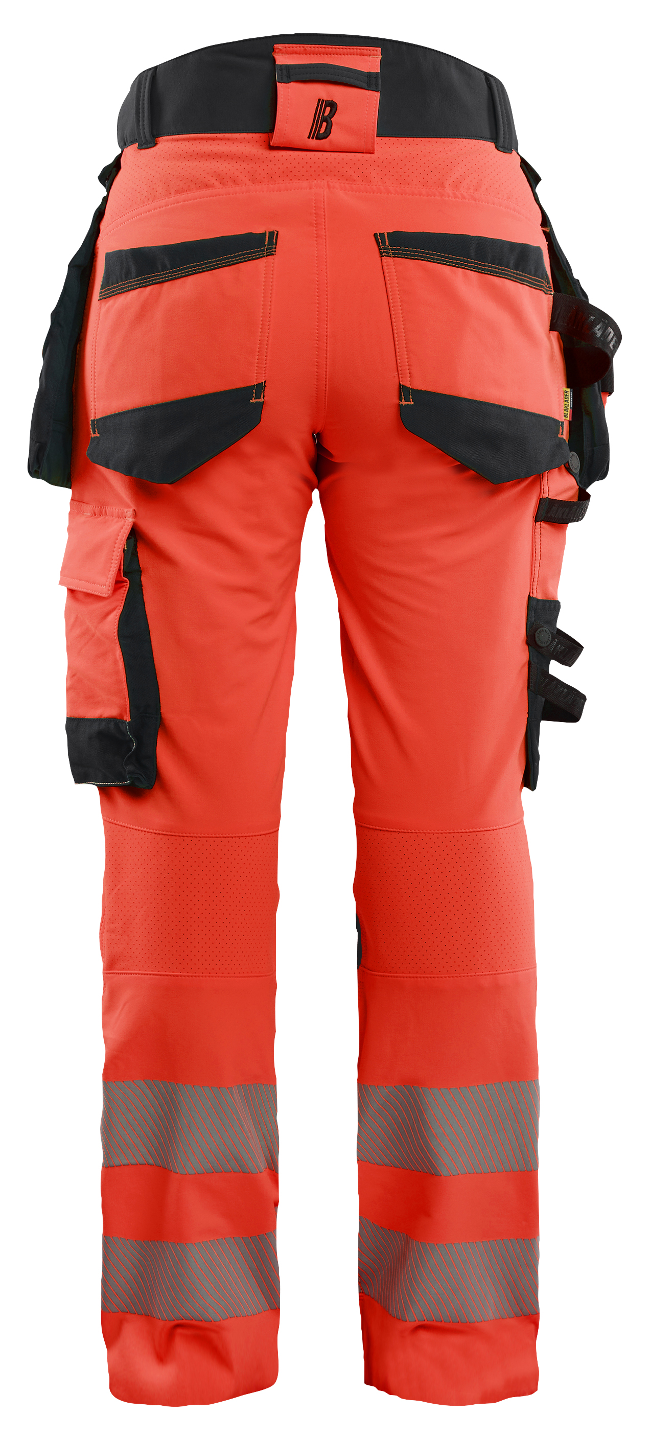 Damen High Vis Arbeitshose 4-Wege-Stretch