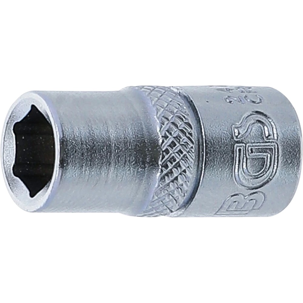 Steckschlüssel-Einsatz Sechskant, Antrieb Innenvierkant 6,3 mm (1/4"), SW 7 mm