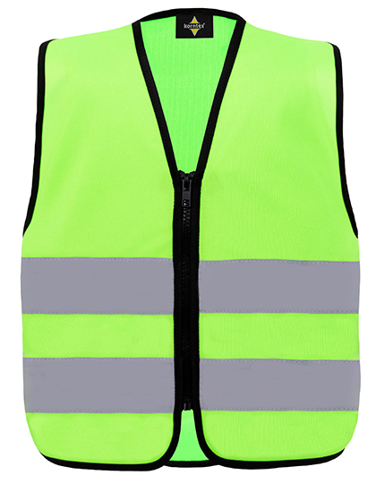 Weste – Kids´ Hi-Vis Safety Vest With Front Zipper Aalborg