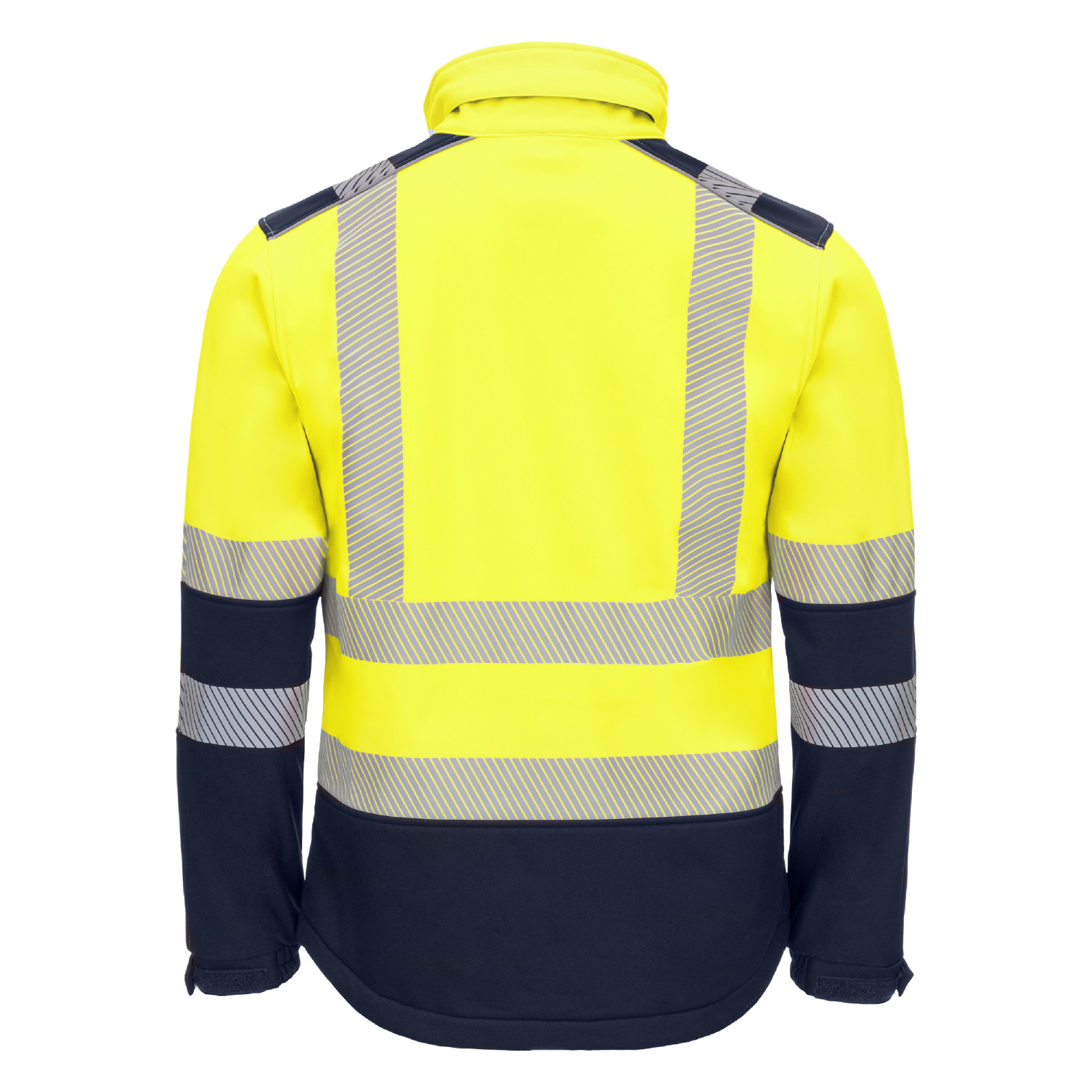 Kapuze MOTION TEX VIZ Warn-Softshelljacke