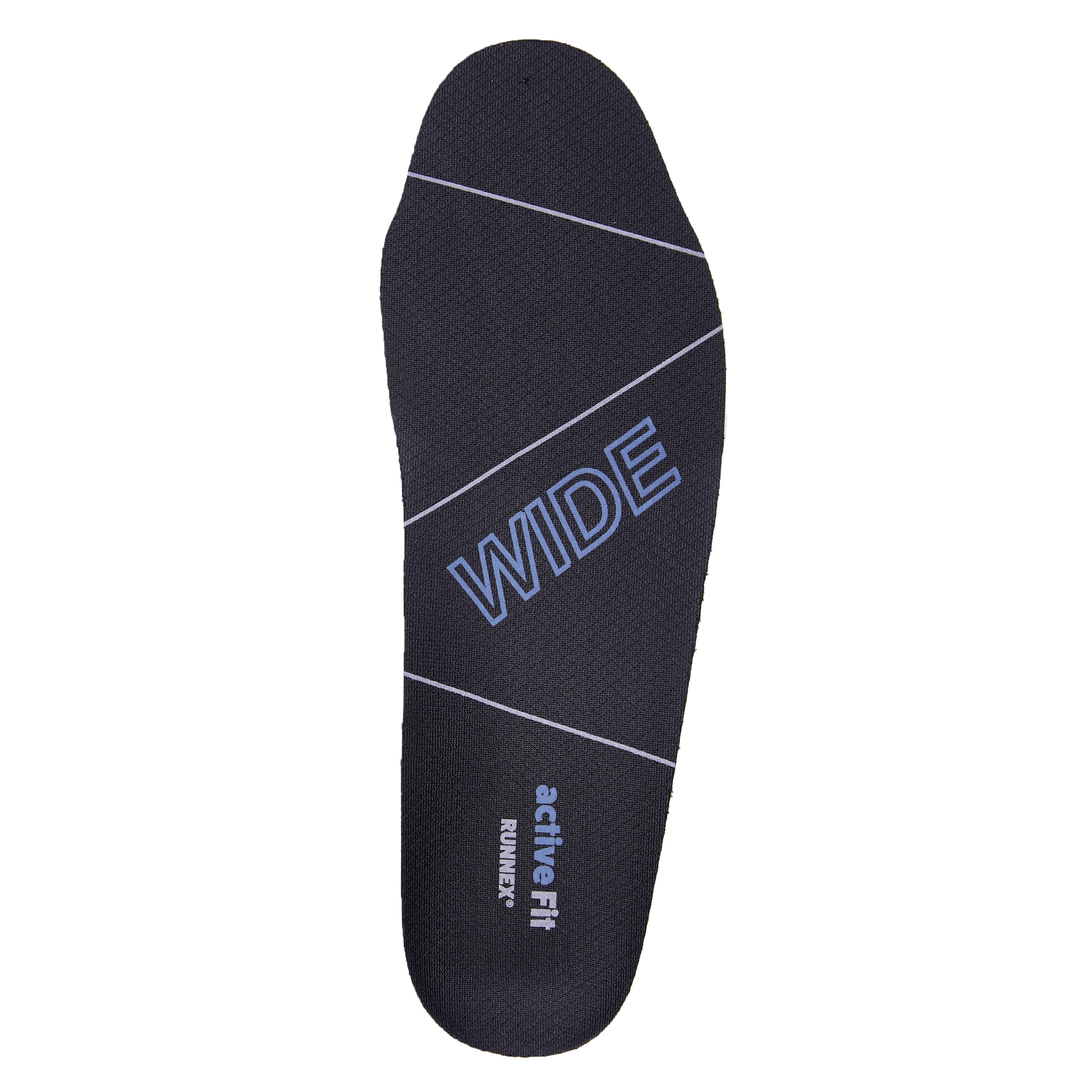 RUNNEX® Einlegesohle activeFit wide schwarz/blau