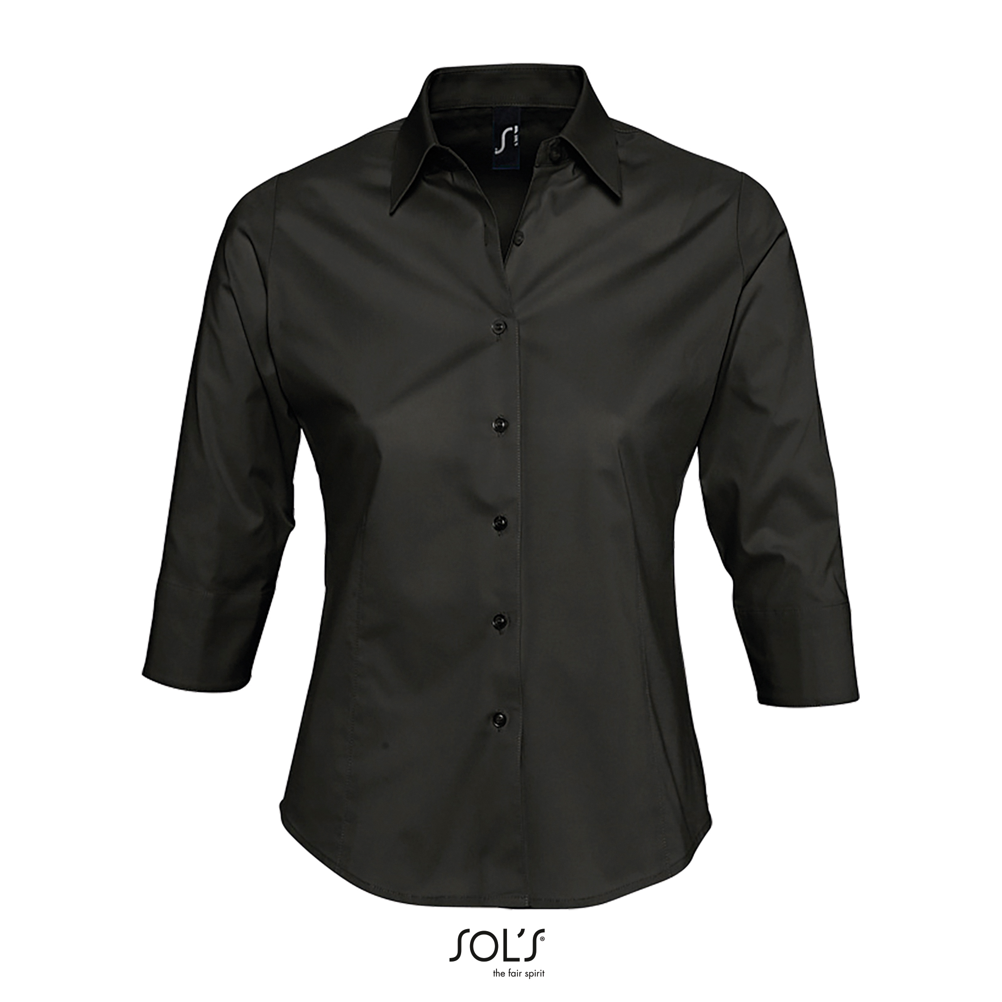 Bluse – Women´s Stretch-3/4-Sleeve Blouse Effect