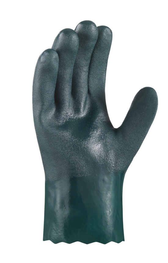 teXXor® Chemikalienschutz-Handschuhe PVC GRÜN grün