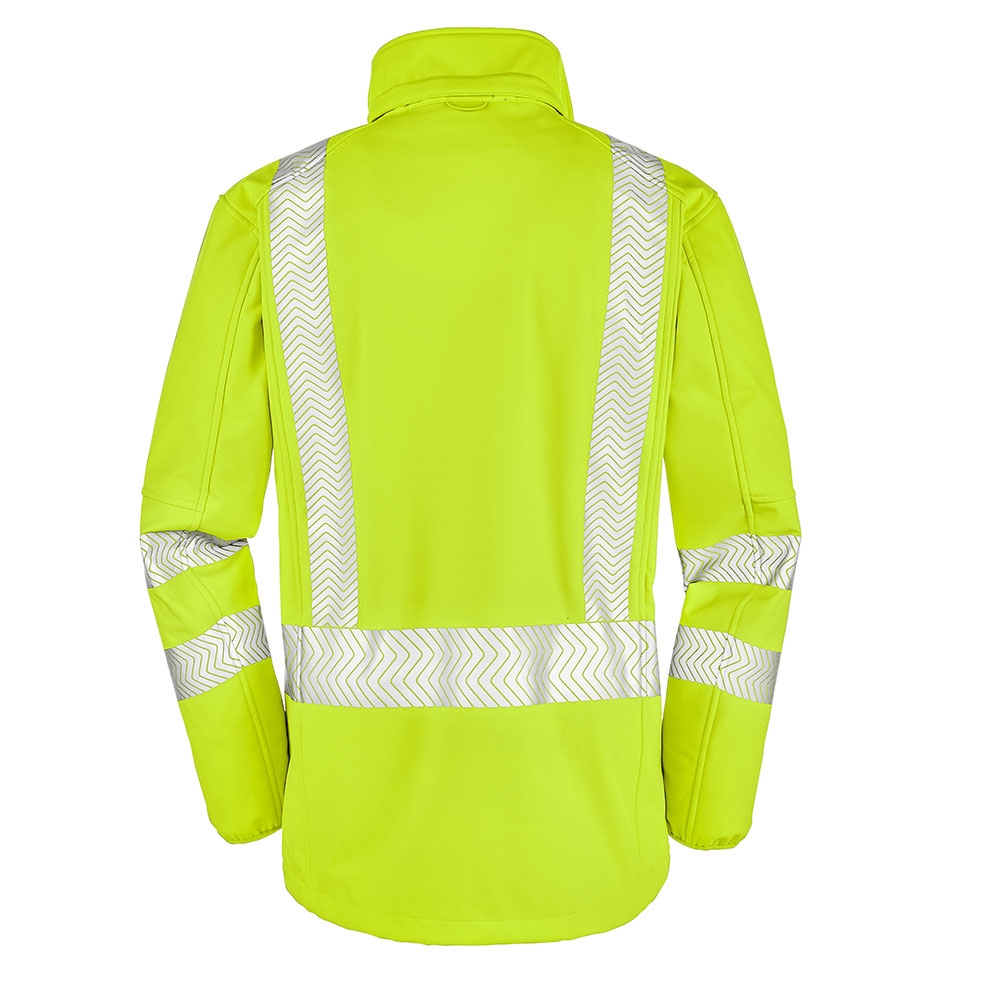 4PROTECT® Warnschutz-Softshelljacke TYLER leuchtgelb