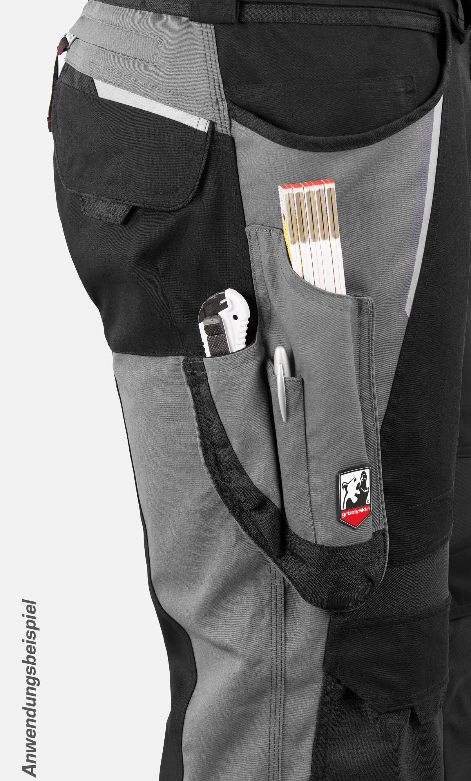 Arbeitslatzhose "grizzlyskin IRON"