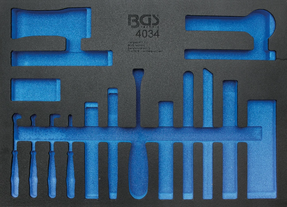 Werkstattwageneinlage 3/3, leer, für Art. 4034