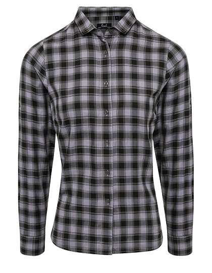 Bluse – Women´s Mulligan Check Cotton Long Sleeve Shirt