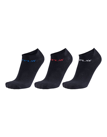 Sneakersocken Replay In Liner 3er-Set