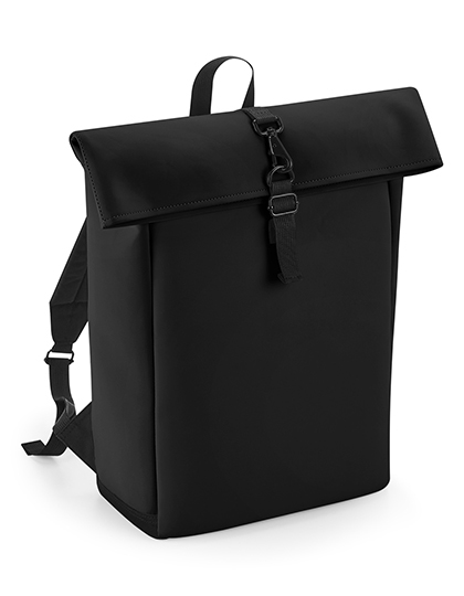 Tasche – Matte PU Roll-Top Backpack