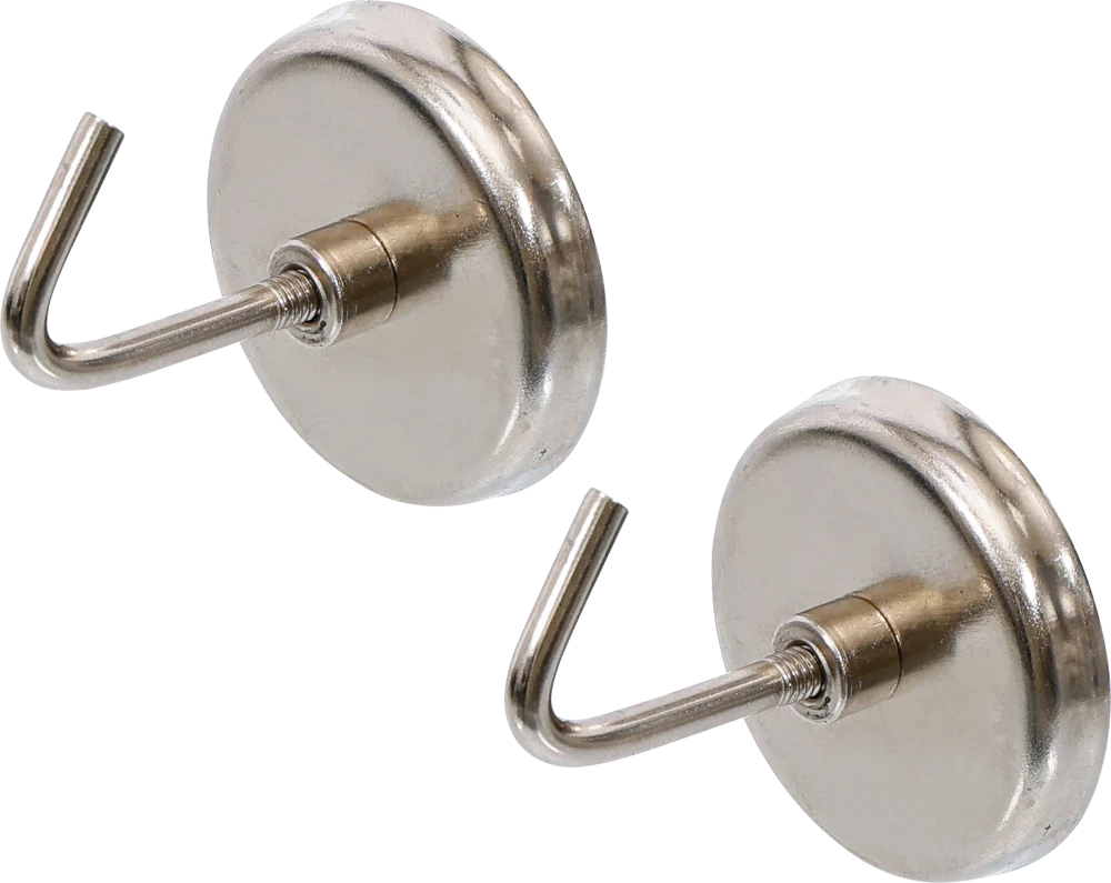 Magnet-Haken, rund, Ø 34 mm, 2-tlg., 3,5 kg