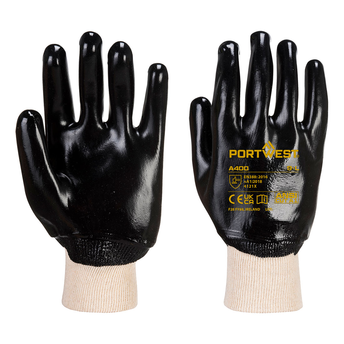 PVC-Strickbund-Handschuh