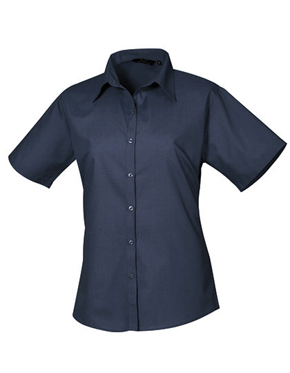 Bluse – Women´s Poplin Short Sleeve Blouse