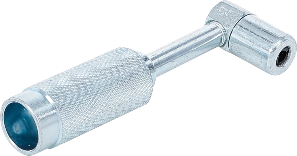 Schmiermittel-Aufsatz für Fettpresse, 90° abgewinkelt