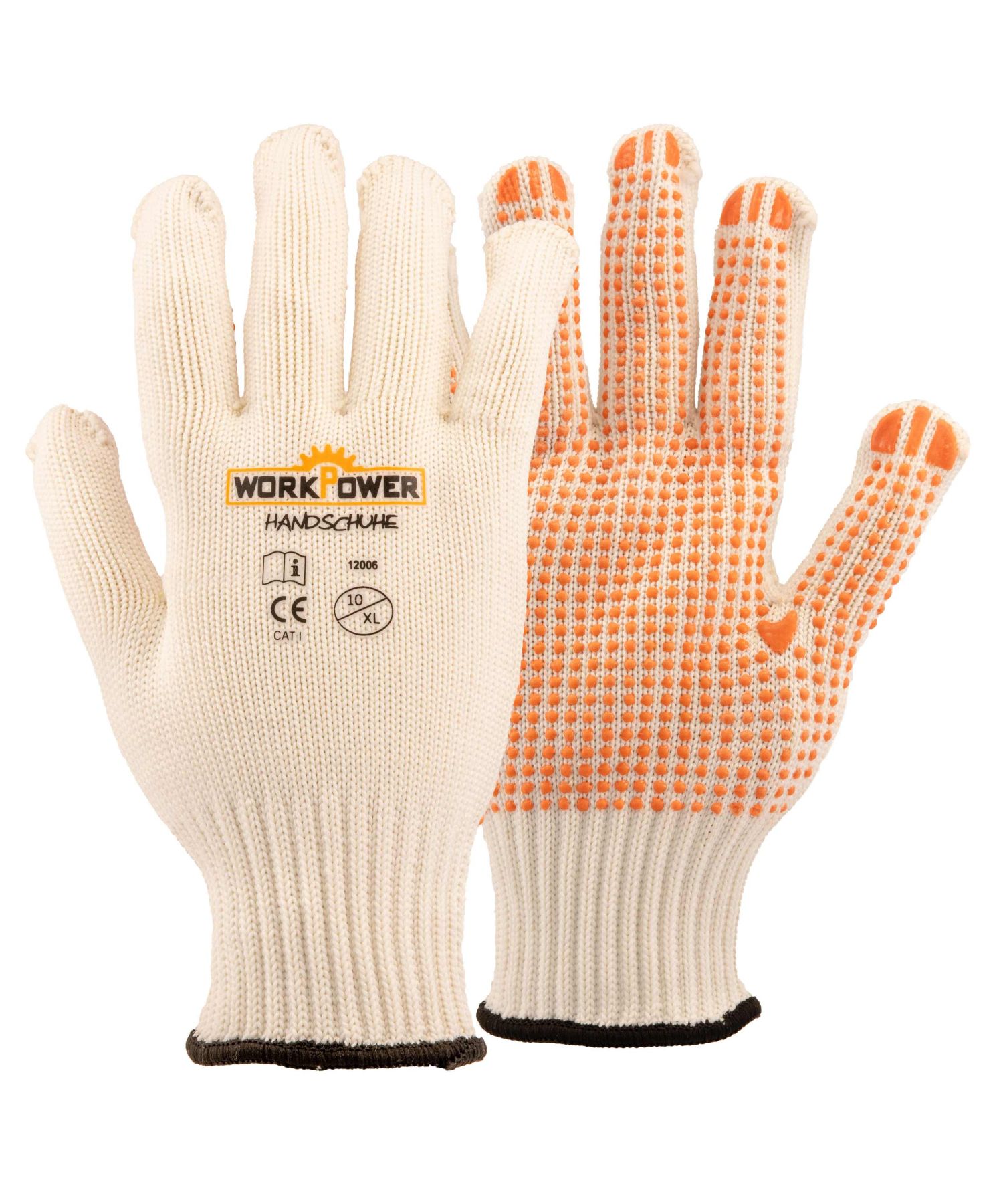 Feinstrickhandschuh Orange Dot