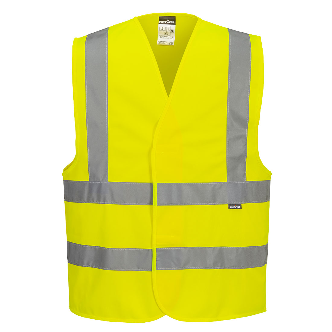 ES1 Essential Hi-Vis Weste mit Schulterreflexband