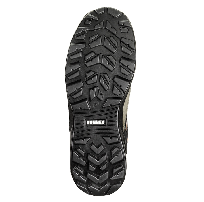 RUNNEX® S2-ESD-Sicherheitshalbschuhe TeamStar schwarz/beige/orange