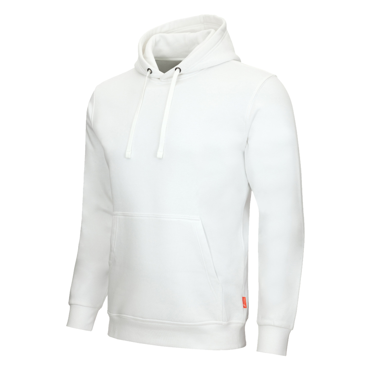 Kapuzenpullover MOTION TEX LIGHT weiß / uni