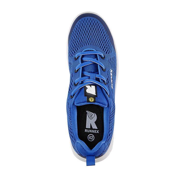 RUNNEX® S1 ESD-Sicherheitshalbschuhe FlexStar blau/weiß