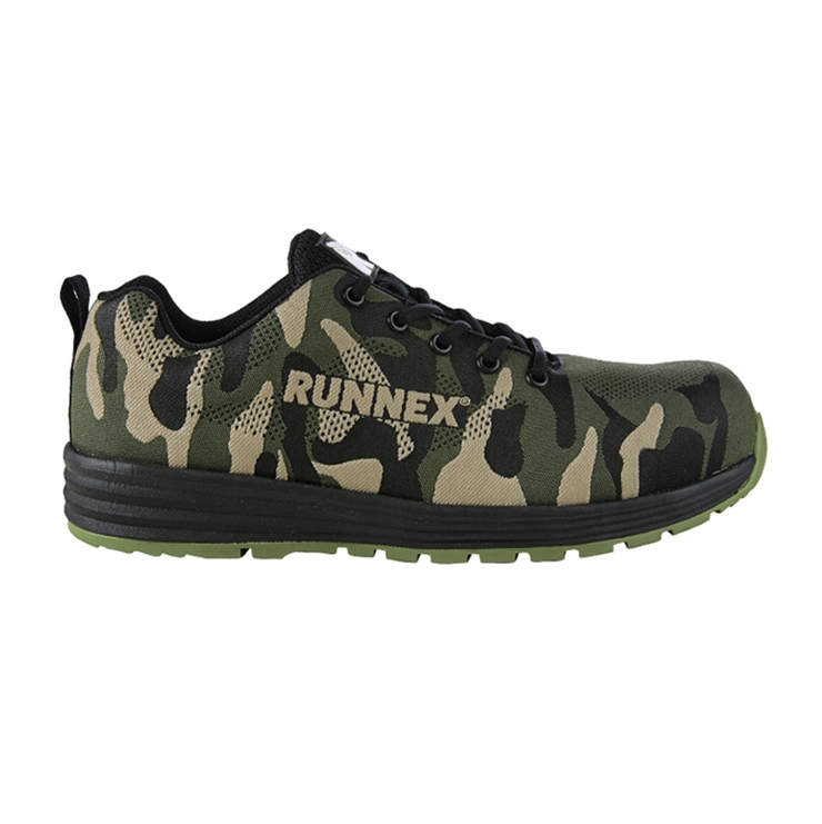 RUNNEX® S3S-Sicherheitshalbschuhe SportStar oliv/schwarz/beige
