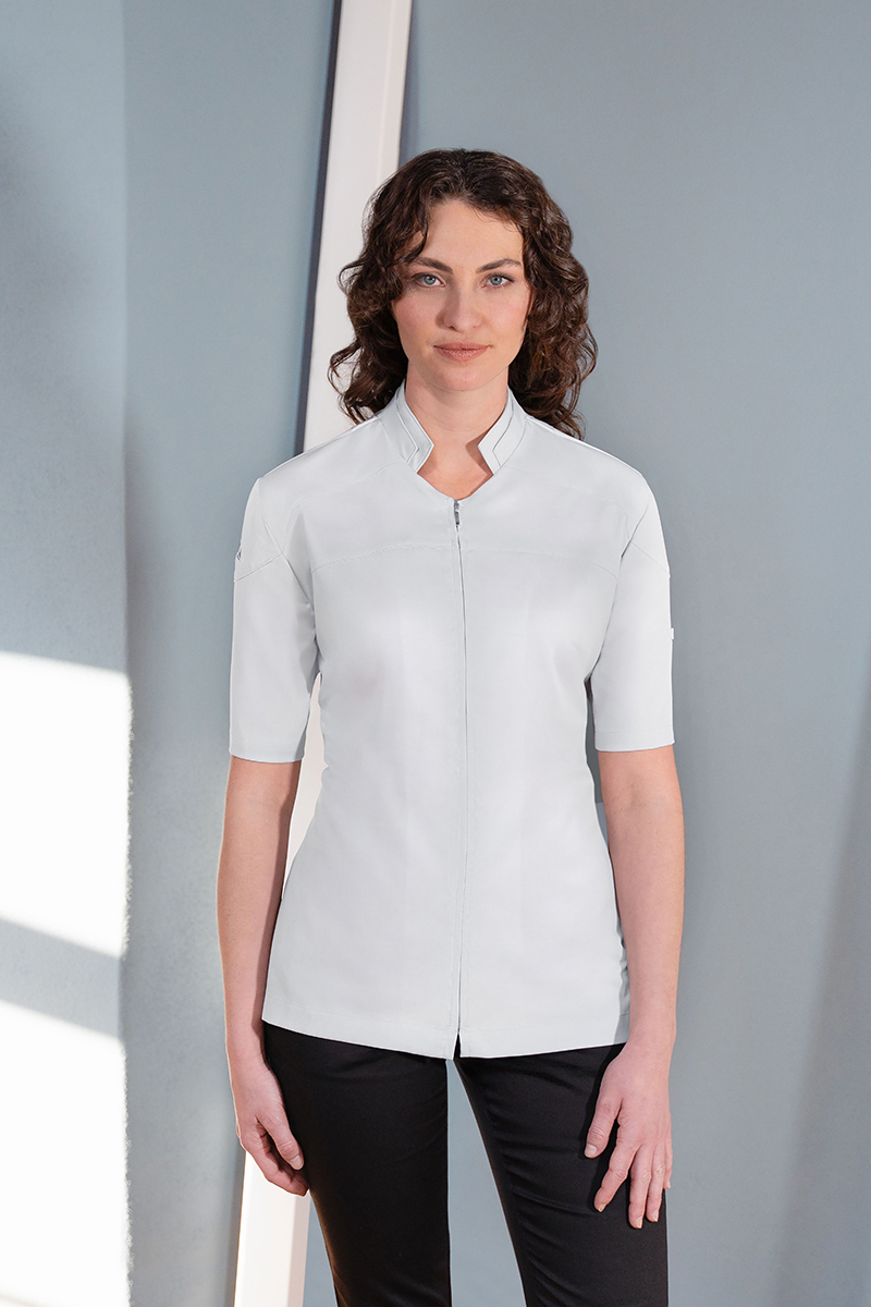 Short-Sleeve Chef Jacket for Women DIAMOND CUT® Excellence