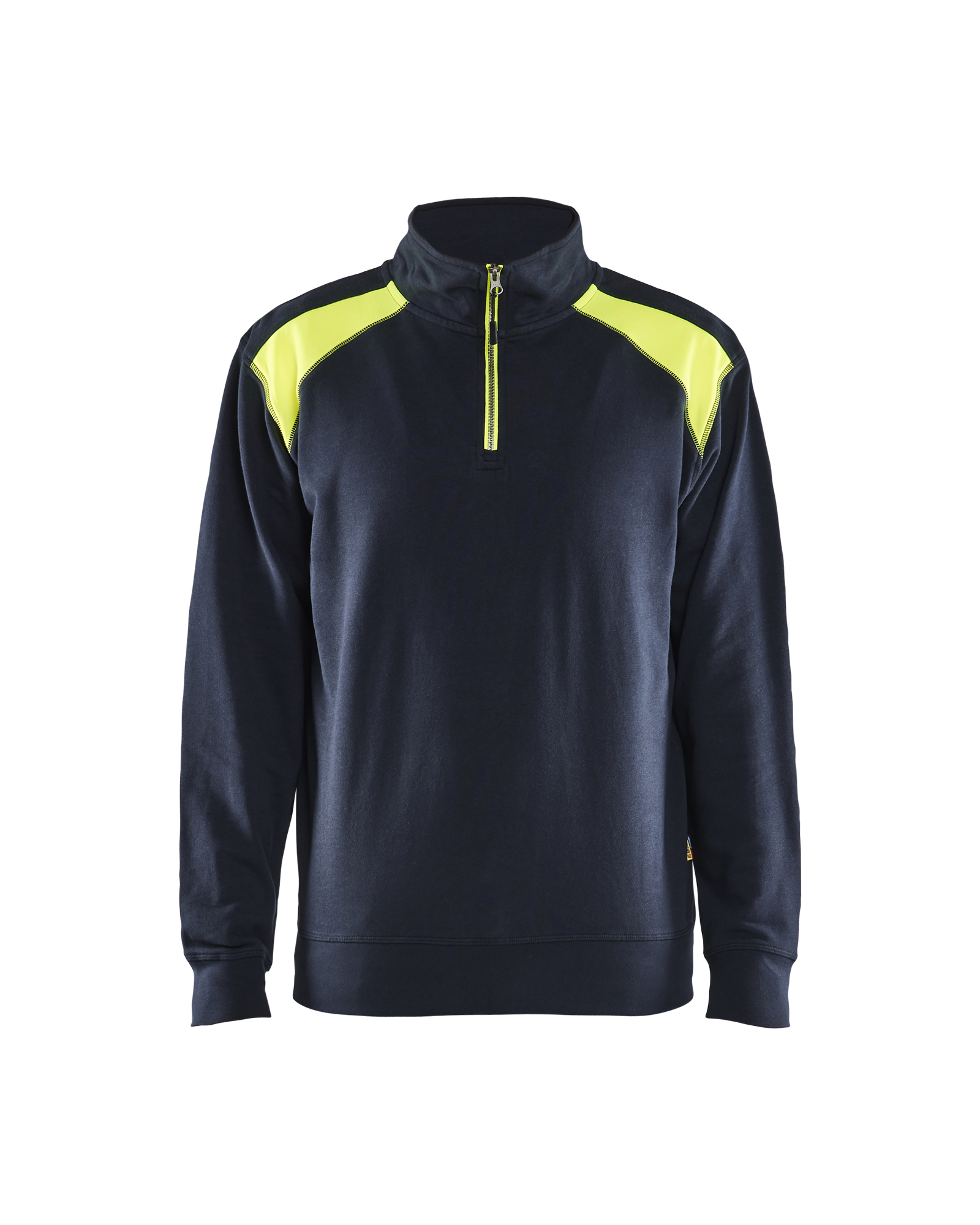 Sweatshirt Half-Zip 2-farbig