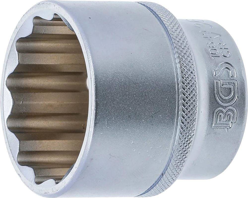 Steckschlüssel-Einsatz Zwölfkant, Antrieb Innenvierkant 12,5 mm (1/2"), SW 36 mm
