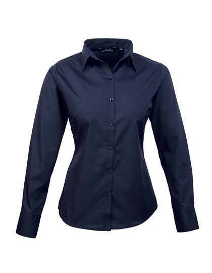 Bluse – Women´s Poplin Long Sleeve Blouse