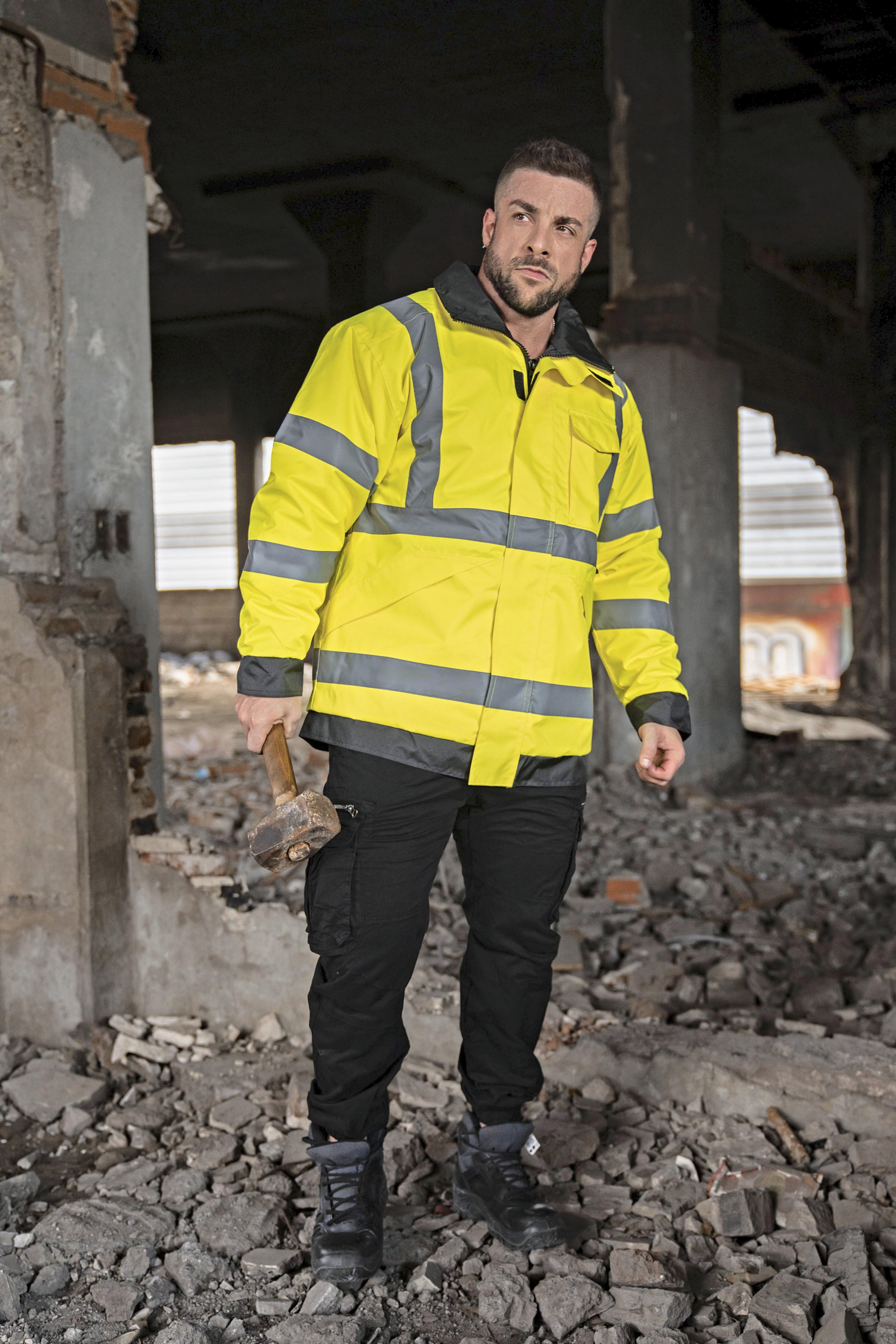 Premium Hi-Vis Rain-Jacket Tampere
