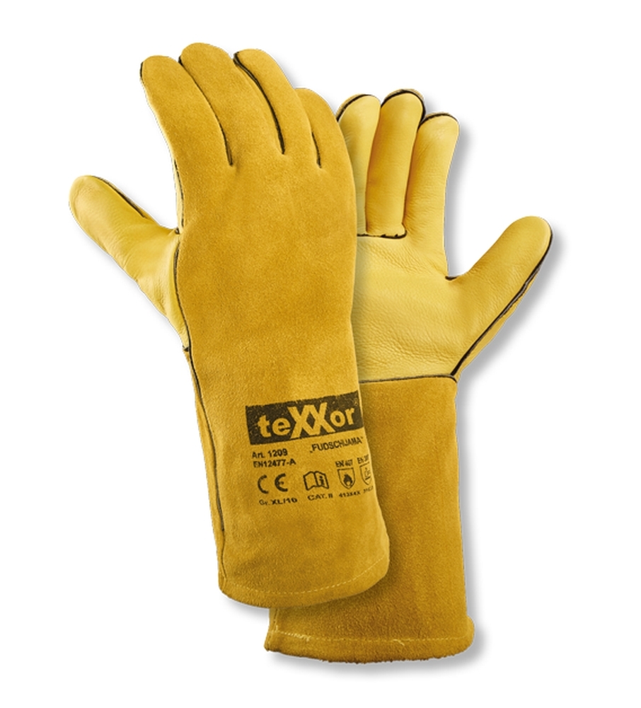 teXXor® Schweißerhandschuhe FUDSCHIJAMA beige