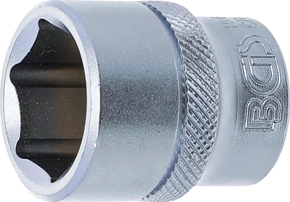 Steckschlüssel-Einsatz Sechskant, Antrieb Innenvierkant 10 mm (3/8"), SW 18 mm