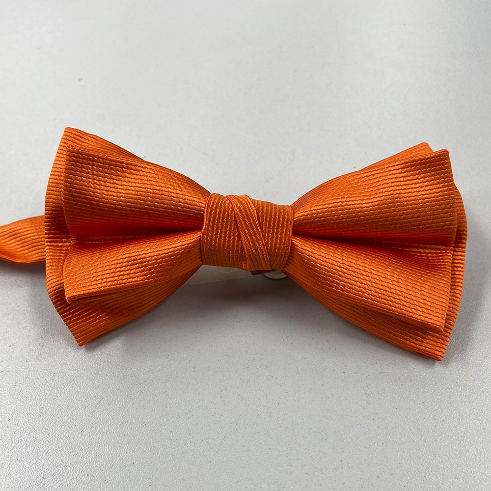 Fliege im Karton orange