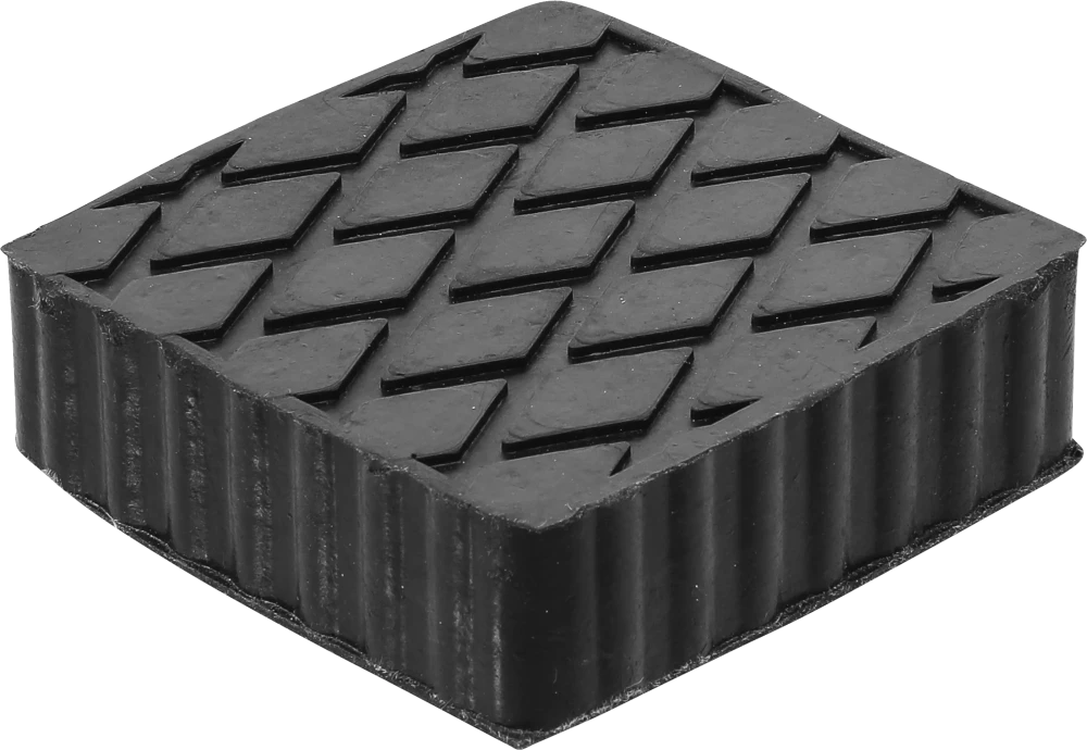 Gummiauflage, für Hebebühnen, 116,5 x 116,5 x 36,5 mm