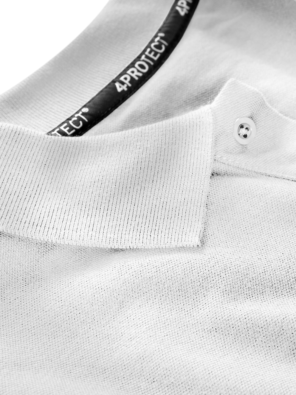 4PROTECT® Polo-Shirt Herren weiss