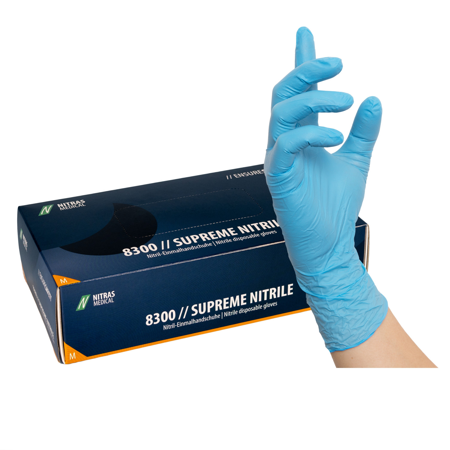 Handschuh SUPREME NITRILE Nitril-Einmalhandschuhe