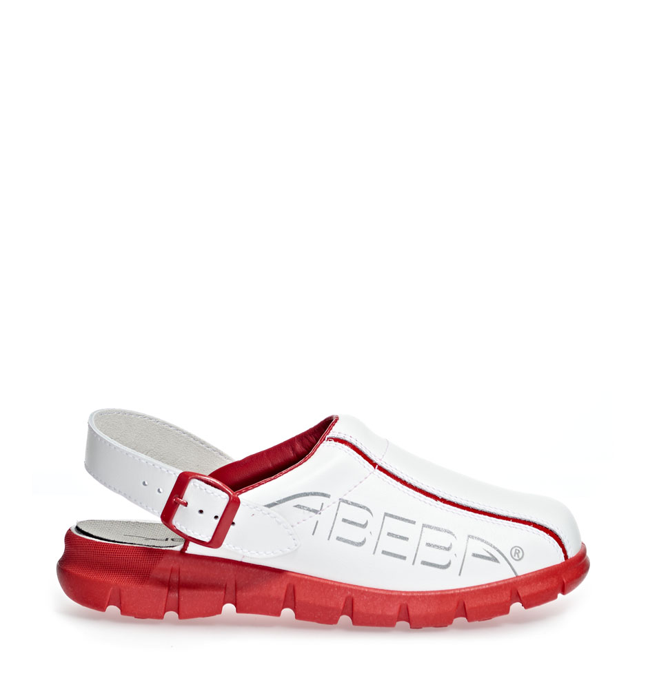 Abeba OB Berufsclog DYNAMIC weiß/rot