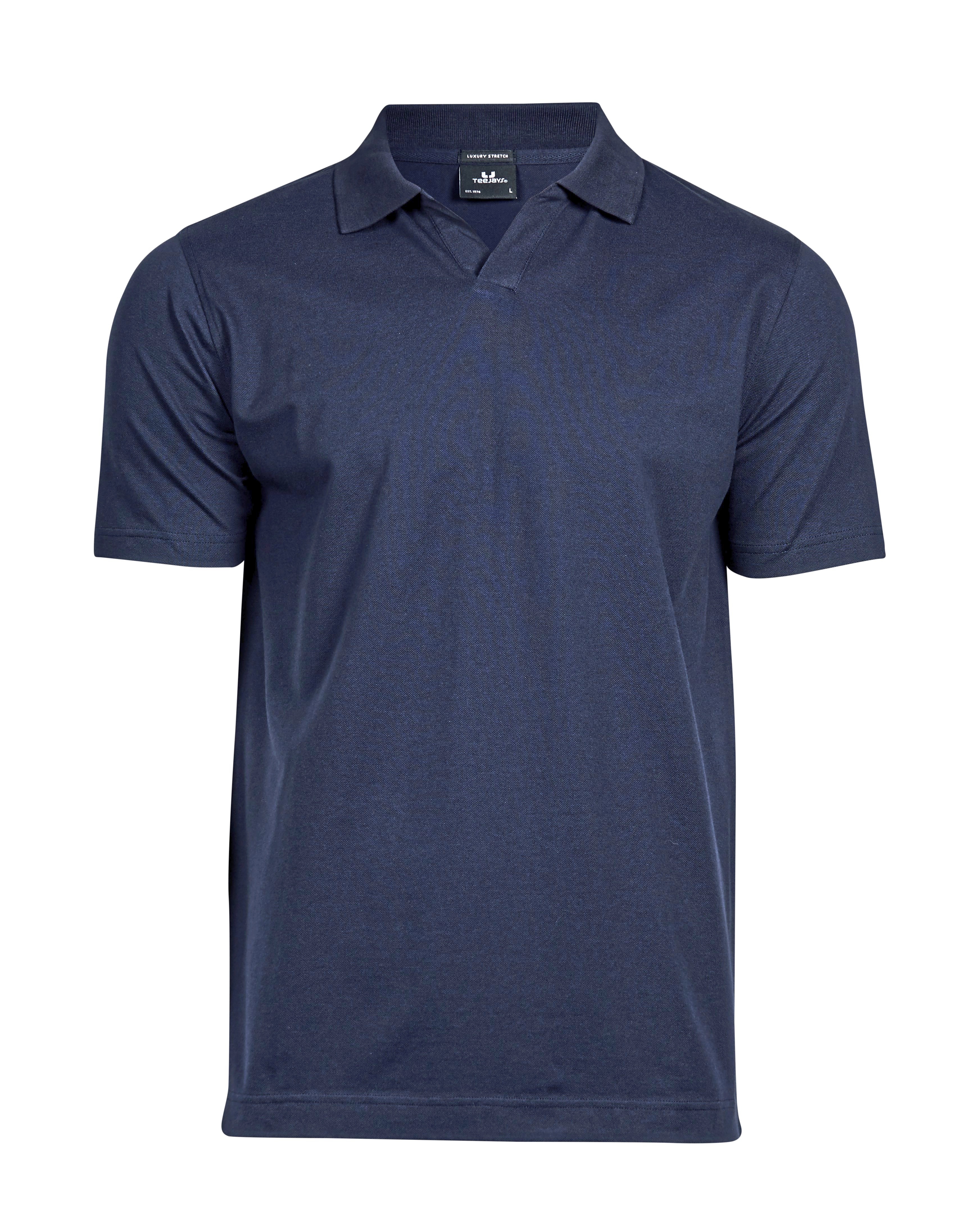 Luxury Stretch V-Neck Polo