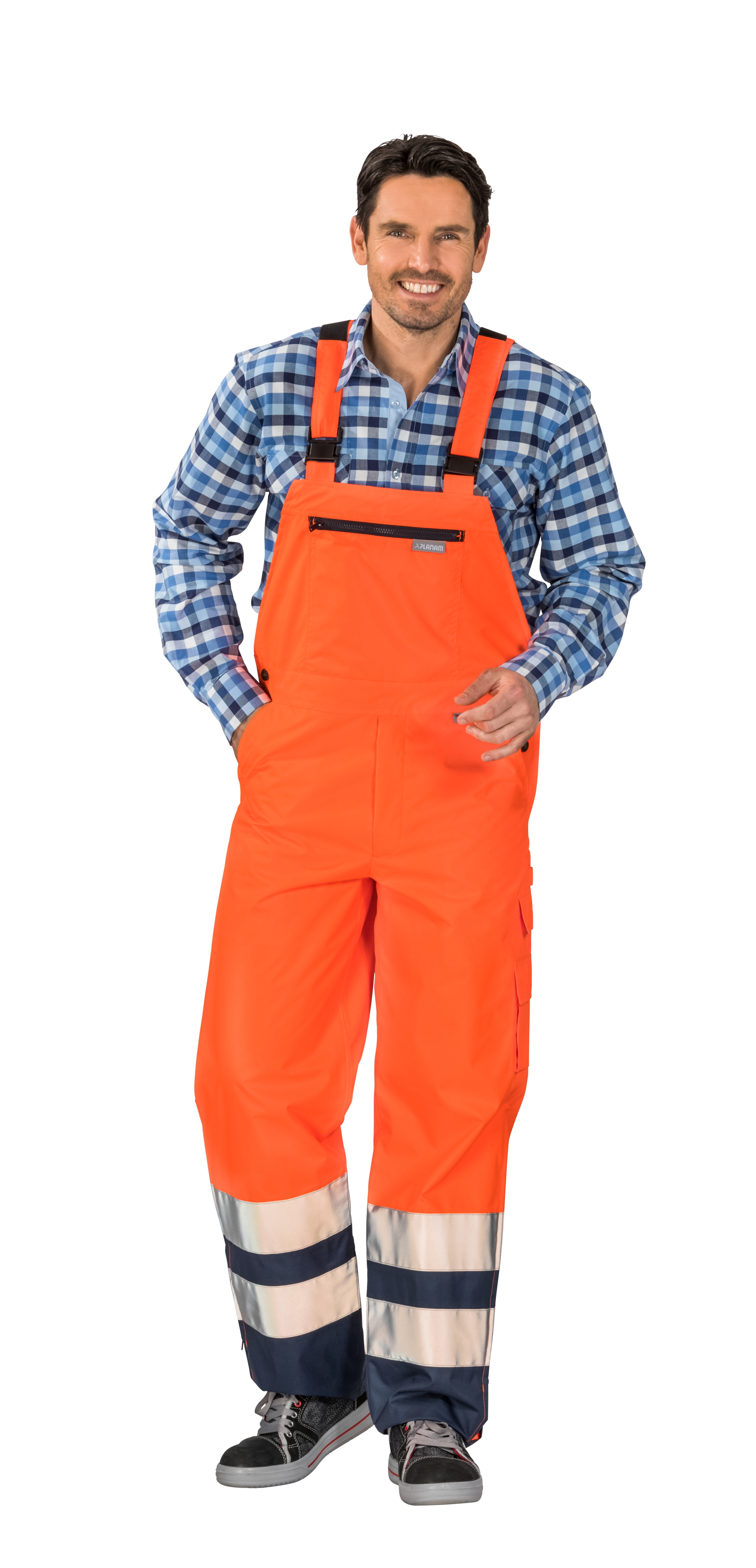 PLANAM Regenlatzhose Warnschutz
