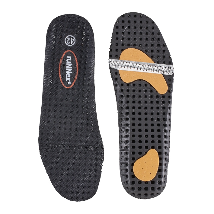 RUNNEX® Ersatzfußbetten schwarz
