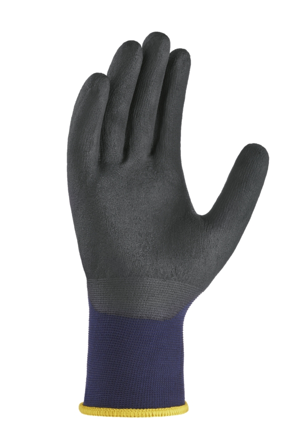 teXXor® Nylon-Strickhandschuhe ECO TOUCH® dunkelblau/schwarz