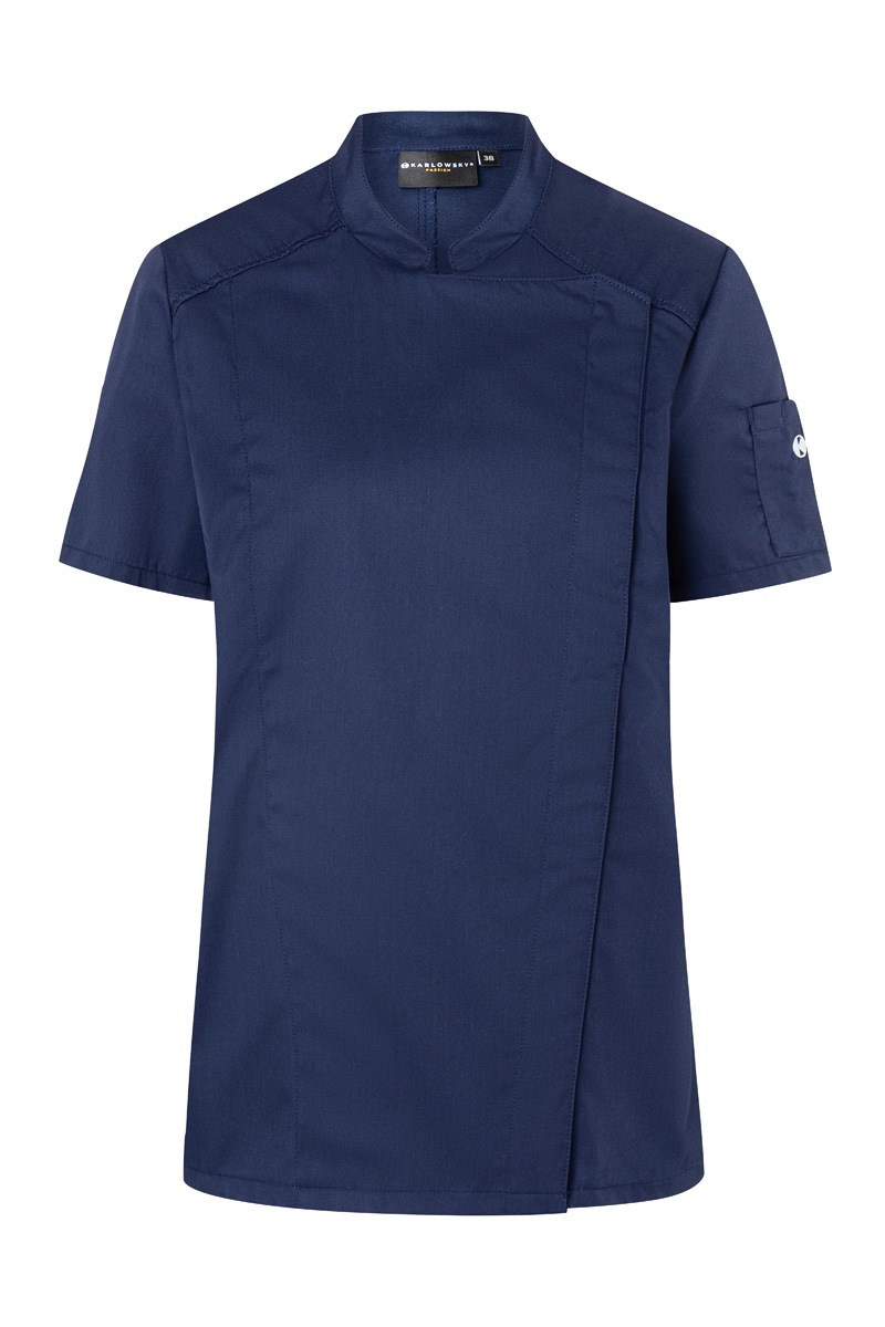 Short-Sleeve Ladies' Chef Jacket Modern-Look