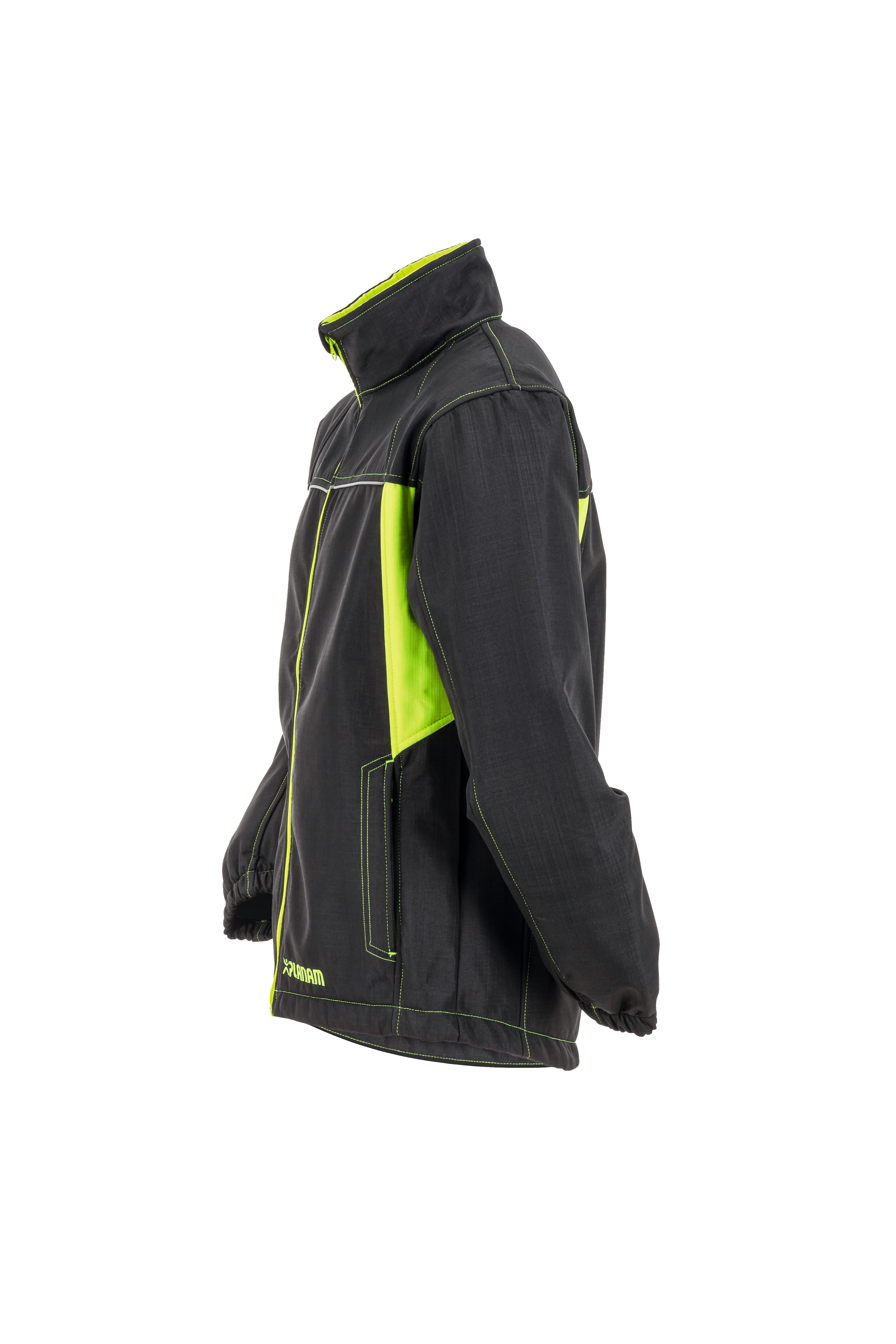 PLANAM Softshelljacke Basalt Neon