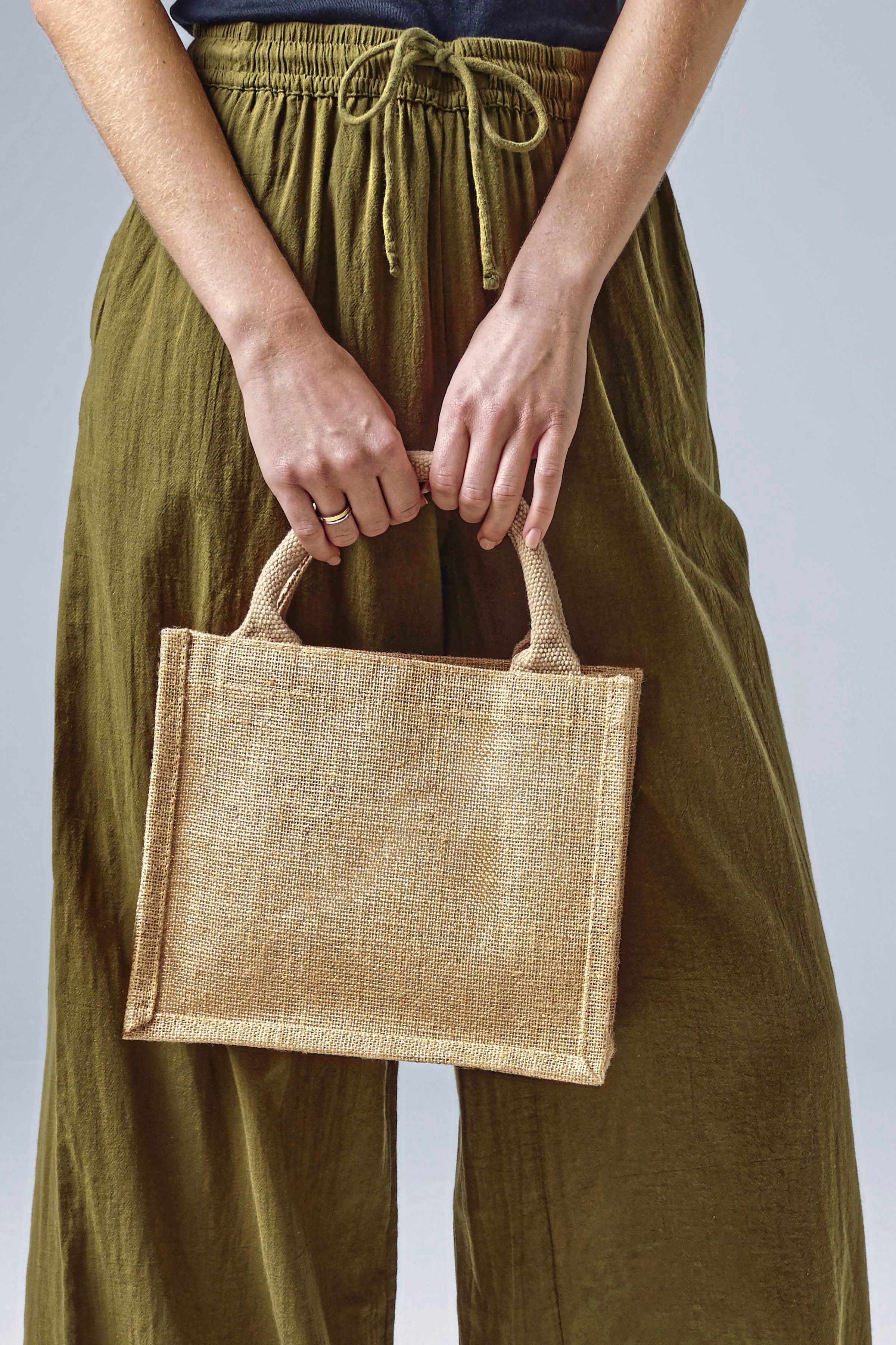 Tasche – Shimmer Jute Mini Gift Bag