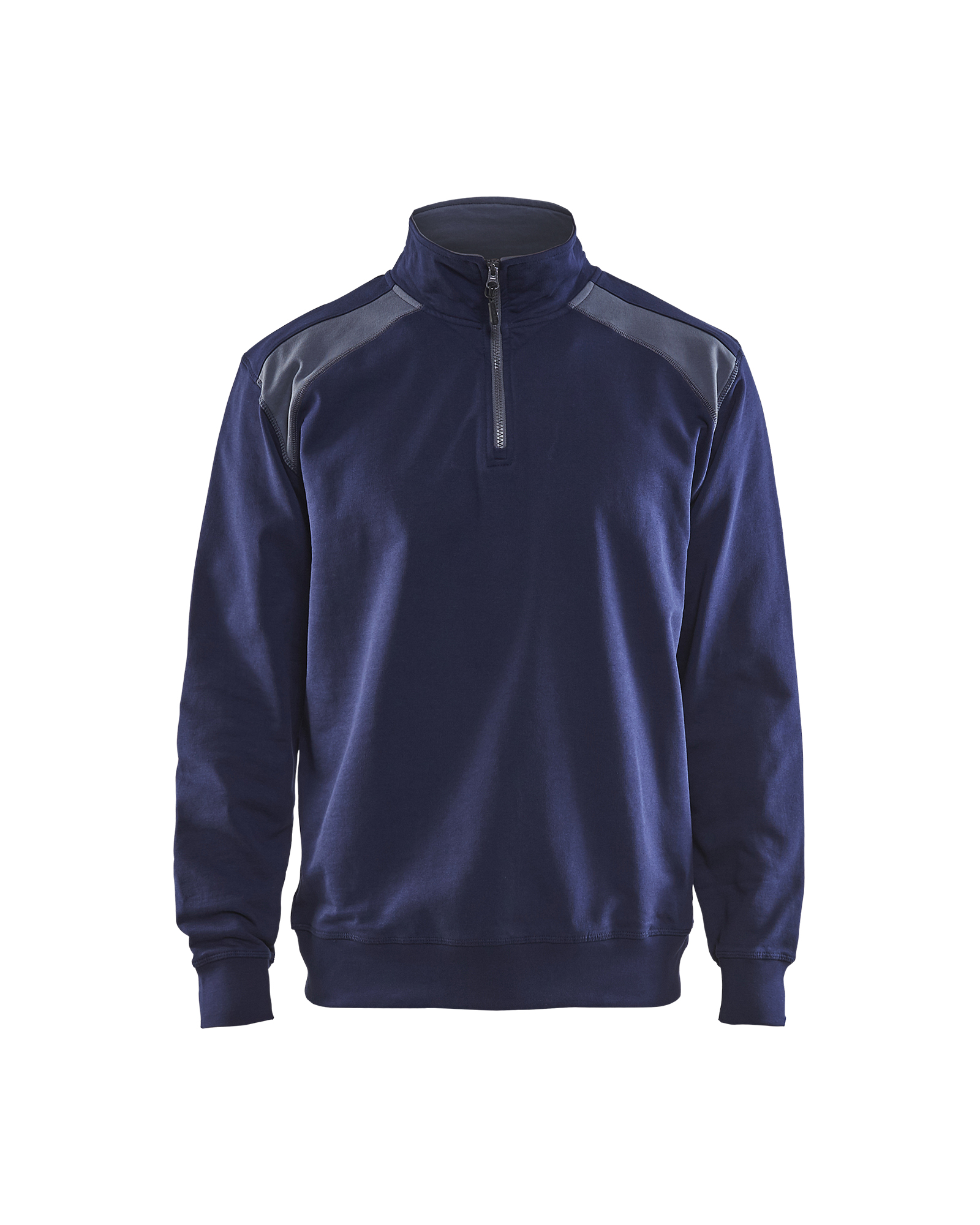 Sweatshirt Half-Zip 2-farbig