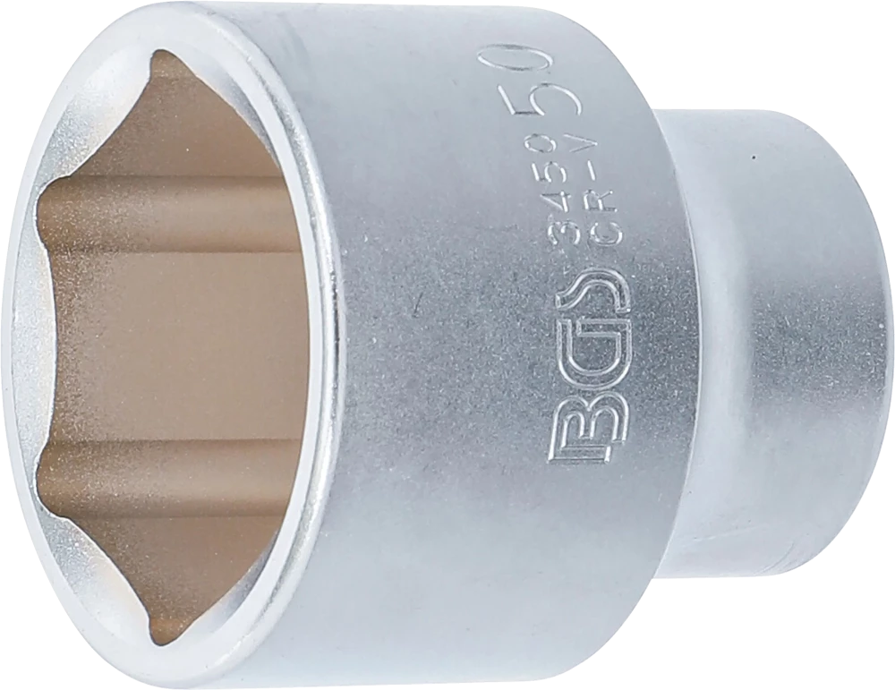 Steckschlüssel-Einsatz Sechskant, Antrieb Innenvierkant 20 mm (3/4"), SW 50 mm